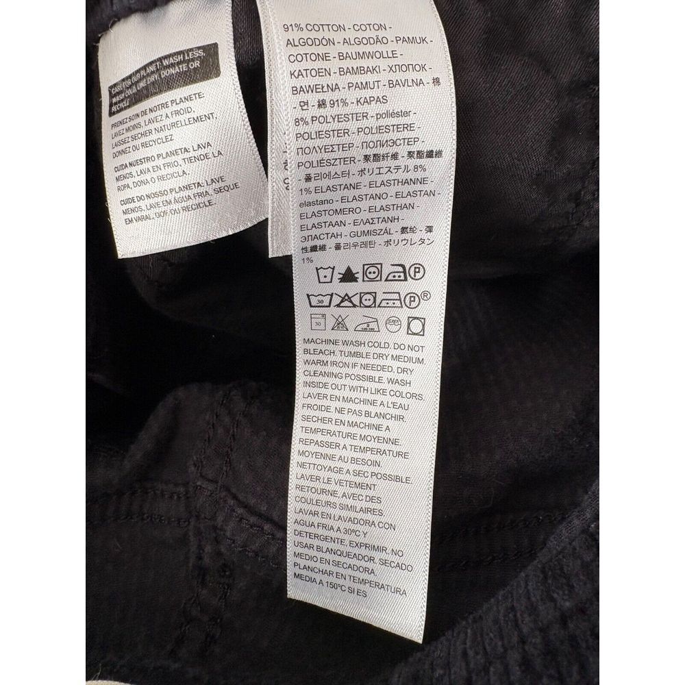 Levi's Womens 311 SHAPING SKINNY CORDUROY PANTS  Size 30 Soft‎ Black - Picture 10 of 11